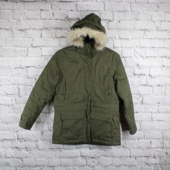 L.L. Bean Jackets & Blazers - LL Bean Green Polyester Lined Down Insulated Baxter State Parka Jacket Size XS